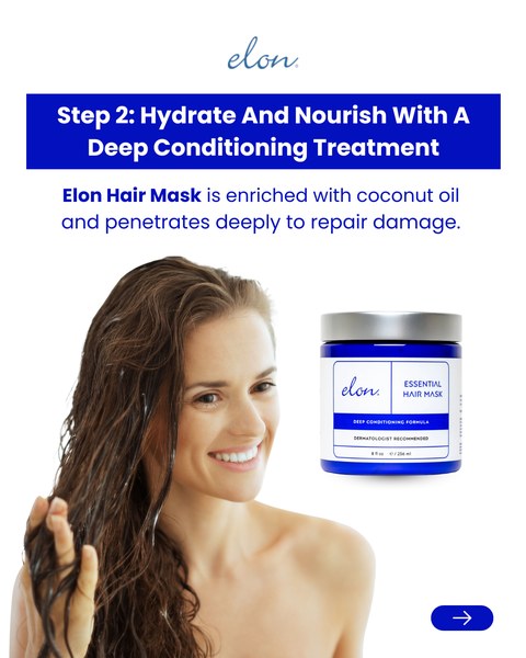 An Elon Essentials deep conditioning hair mask post
