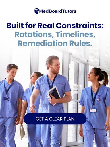 A MedBoardTutors post about rotations, timelines and remediation rules