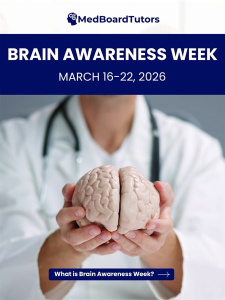 A MedBoardTutors post for Brain Awareness Week